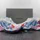 Balenciag* Runner Sneaker 'White Red Blue Pink'